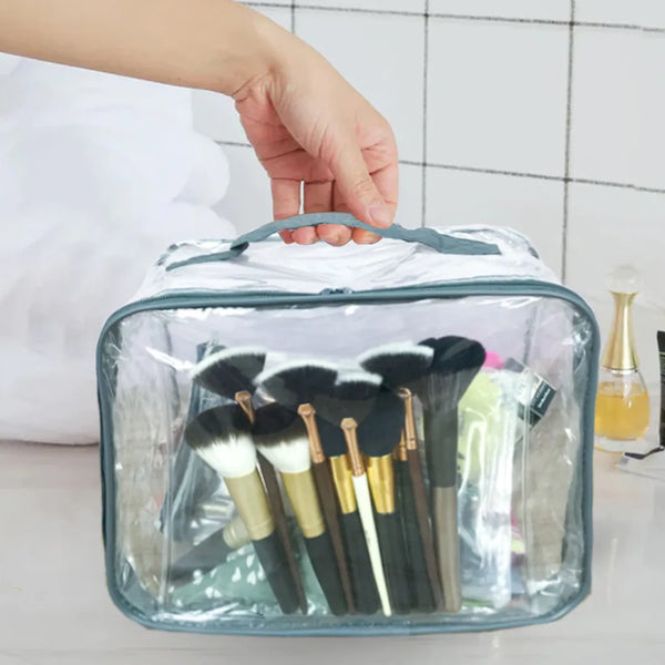 Makeup Storage Pouch / Transparent Essentials Storage Bag Wilco.pk