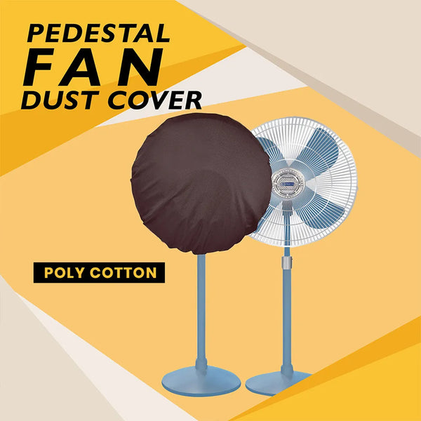 Poly Cotton Waterproof & Dustproof Pedestal Fan Cover WIco.pk