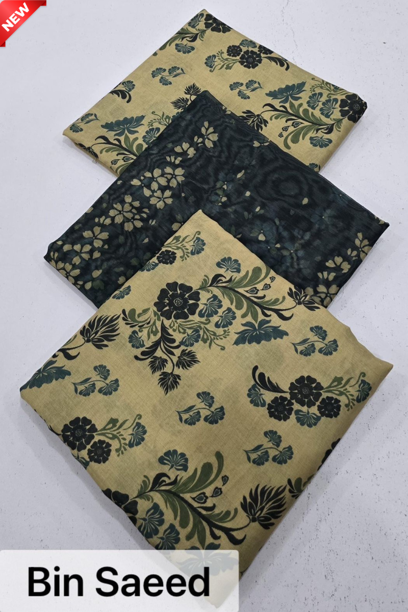 WIL BS 0045 Fully printed 3 piece With Printed Diamond Dupatta