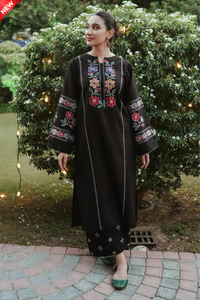 WIL BK TWO PIECE 0019 Fully Embroidered 2 piece