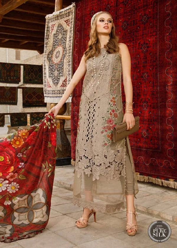 MARIA B MBROIDERED Unstitched Lawn | D-2313-A wil051