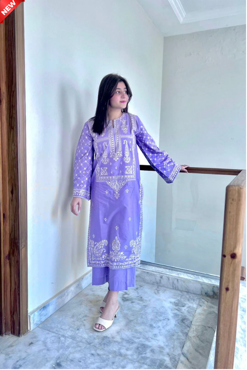 WIL BR TWO PIECE 0020 Fully Embroidered 2 piece