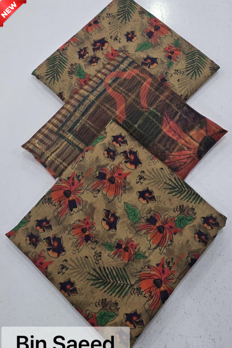 WIL BS 0049 Fully printed 3 piece With Printed Diamond Dupatta