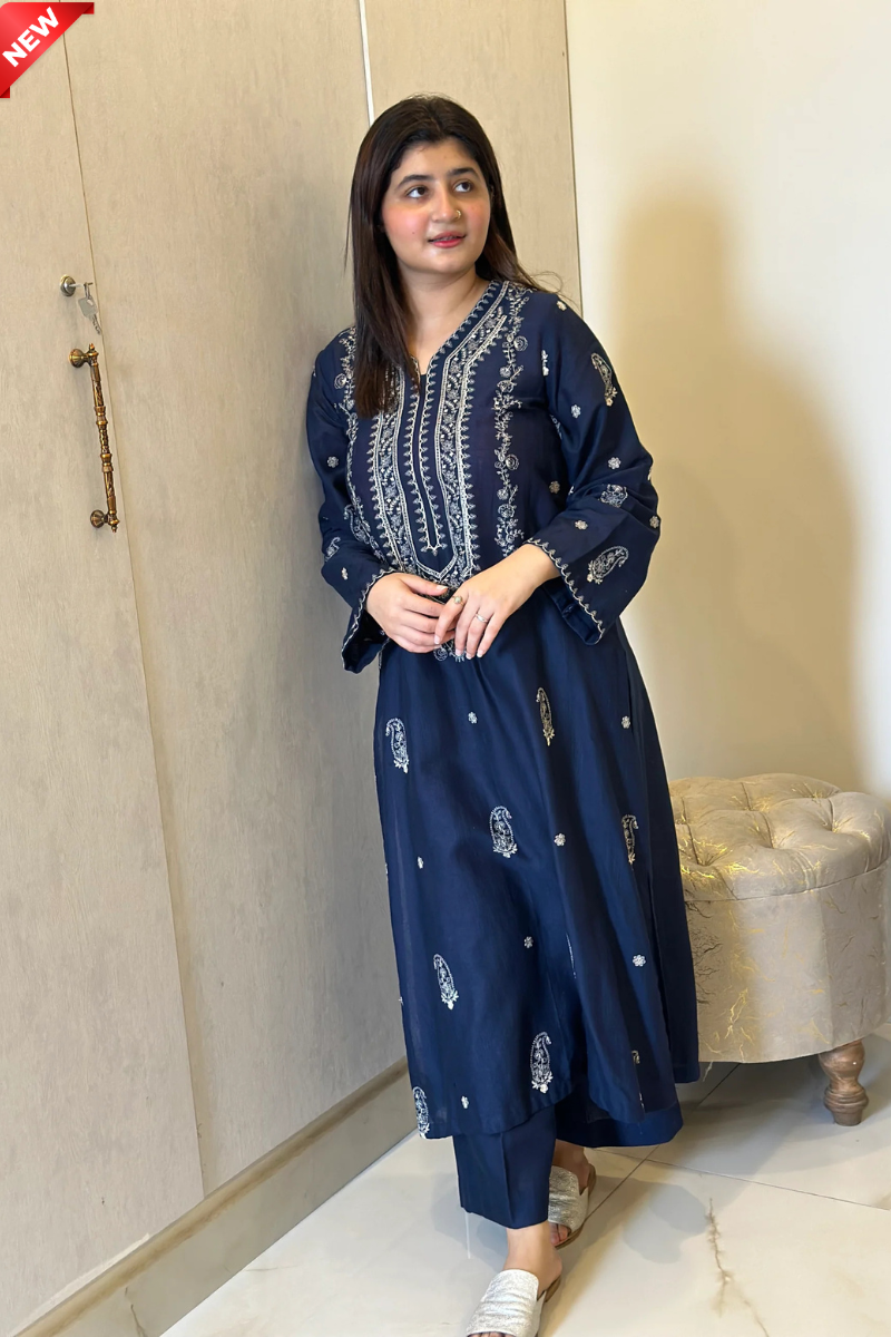 WIL UY TWO PIECE 0017 Fully Embroidered 2 piece