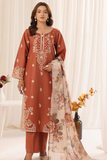 WIL MOHAGNI LAWN 0018 Fully Embroidered 3 piece With DIGITAL PRINT DIAMOND DUPATTA