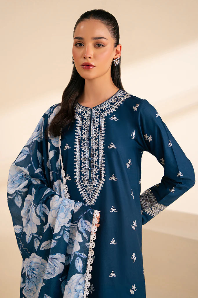 WIL SAPPHIRE 0009 Fully Embroidered 3 piece With DIGITAL PRINT DIAMOND DUPATTA