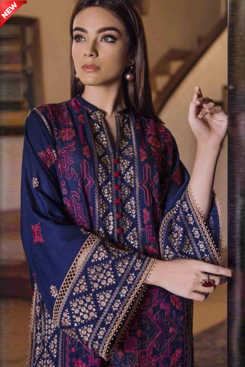 WIL BZ TWO PIECE 0024 Fully Embroidered 2 piece
