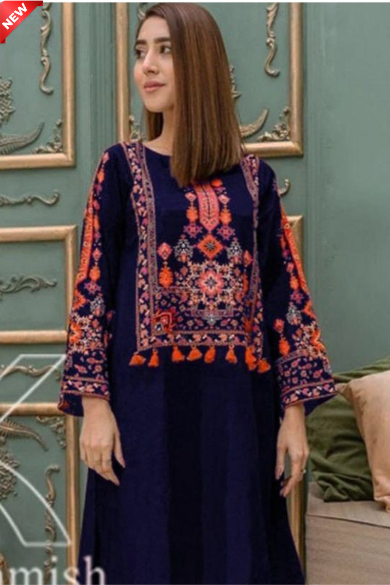 WIL UE TWO PIECE 0008 Fully Embroidered 2 piece