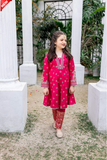 WIL MB 0003 Fully Embroidered 3 piece Kid's With Net DUPATTA