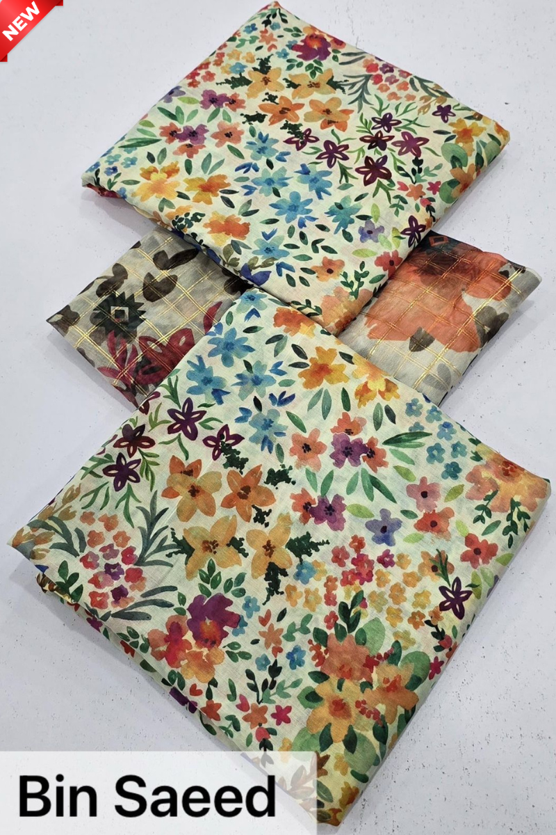 WIL BS 0044 Fully printed 3 piece With Printed Diamond Dupatta