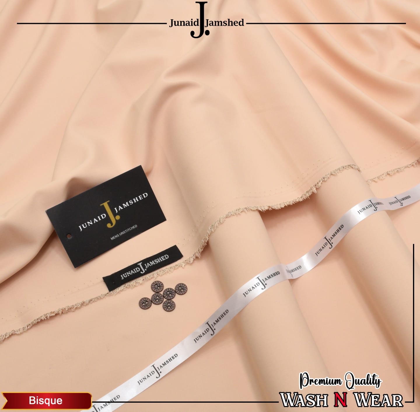 WIL 0004 Junaid Jamshed Men's Wash & Wear Premium Quality