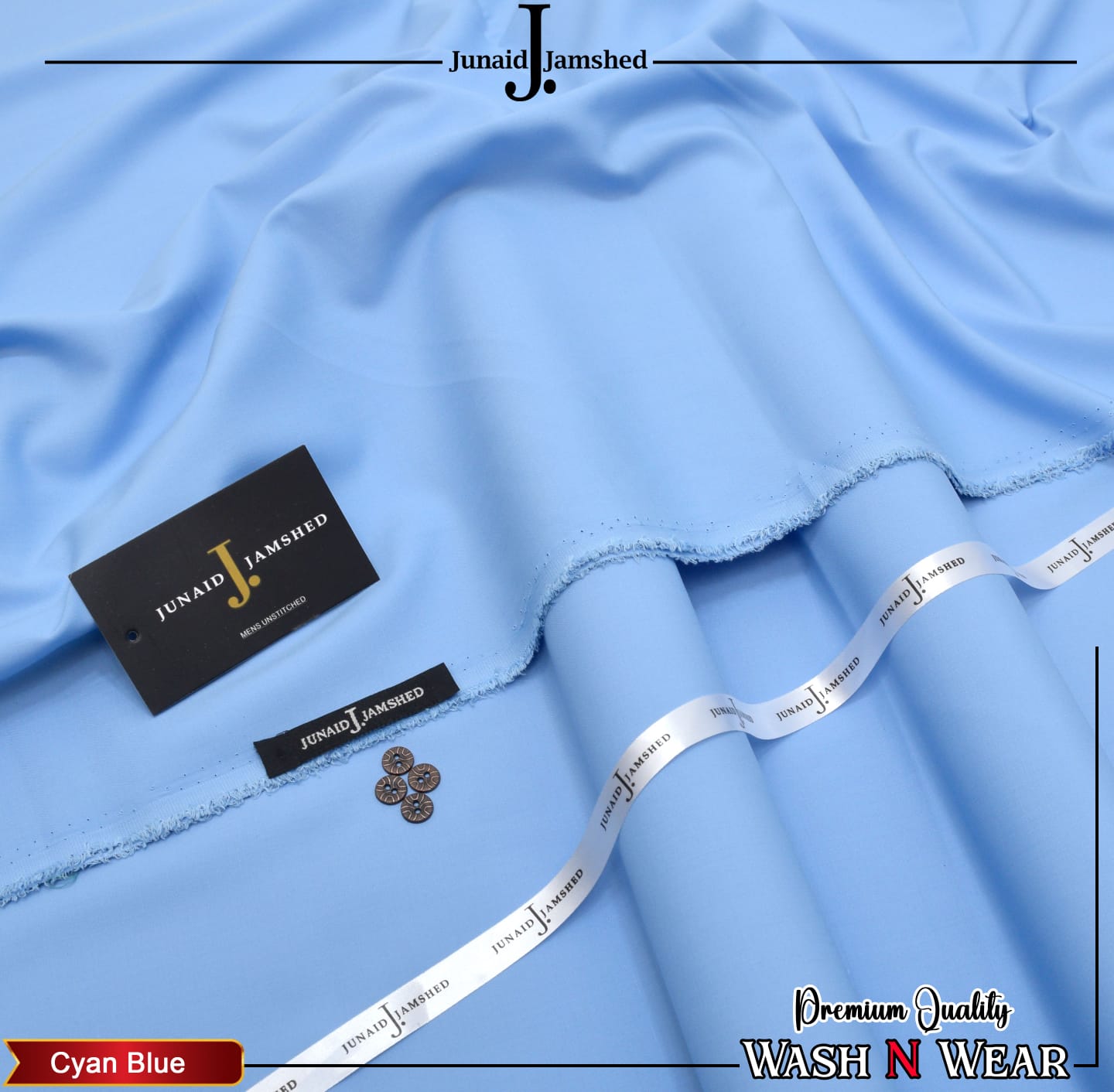 WIL 0007 Junaid Jamshed Men's Wash & Wear Premium Quality