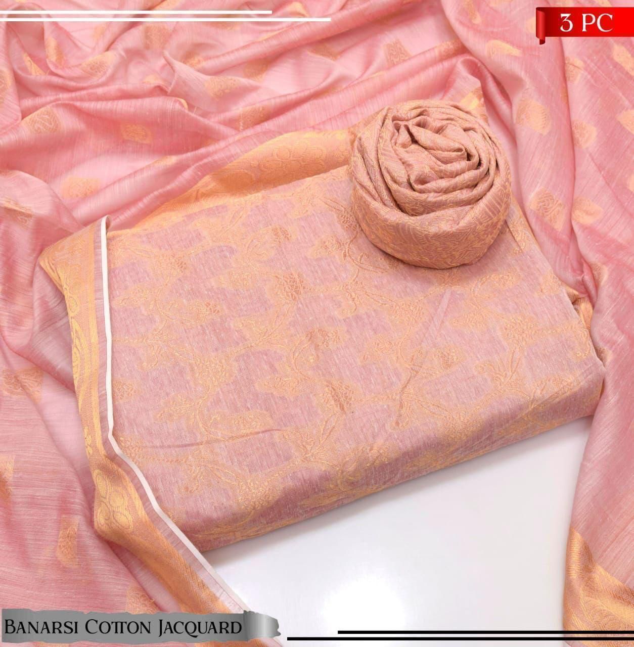 WIL 0043 cotton jaquard with Dupatta cotton Jaqurad