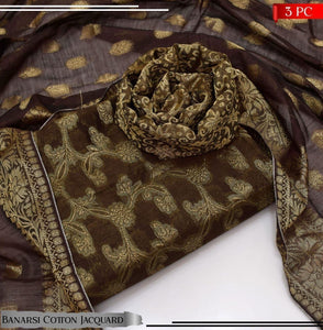 WIL 0052 cotton jaquard with Dupatta cotton Jaqurad