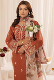 WIL MOHAGNI LAWN 0018 Fully Embroidered 3 piece With DIGITAL PRINT DIAMOND DUPATTA