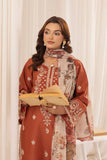 WIL MOHAGNI LAWN 0018 Fully Embroidered 3 piece With DIGITAL PRINT DIAMOND DUPATTA