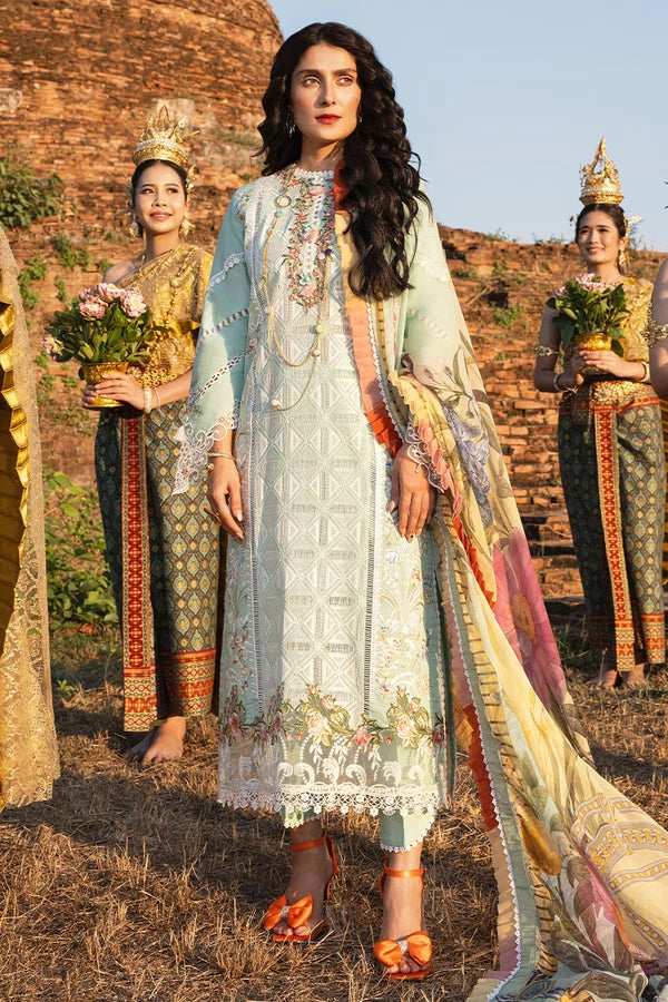 MUSHQ PARINYA 3pc embroidered lawn suit wil059