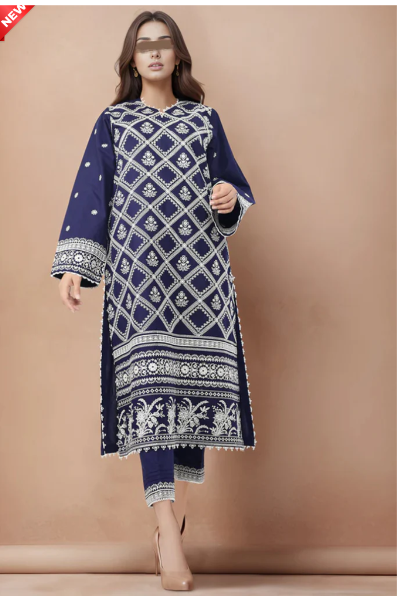 WIL SAYA 0031 Fully Embroidered 3 piece With DUPATTA BAMBER Chiffon