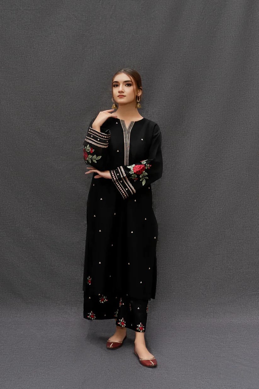 WIL URGE 0007 Fully Embroidered 3 piece With DIGITAL PRINT DIAMOND DUPATTA