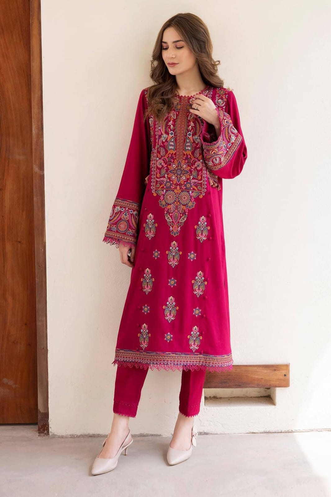 WIL JZ TWO PIECE 0060 Fully Embroidered 2 piece