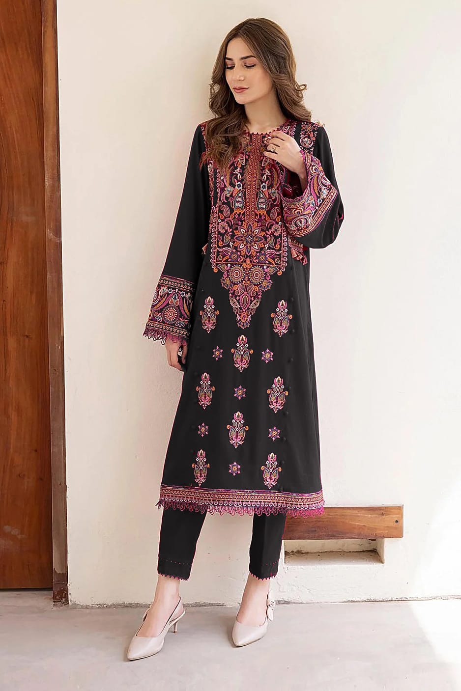 WIL JZ TWO PIECE 0061 Fully Embroidered 2 piece